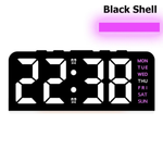 Часы-будильник настольные LED GH8033 White&Violet