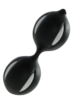 Чёрные вагинальные шарики CANDY BALLS TAFFY BLACK (Цвет: черный)