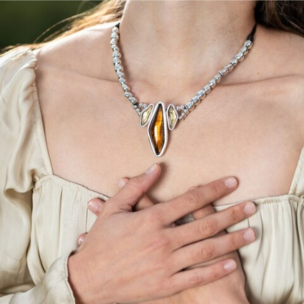 Колье Ciclon ORLIK MARRON B241816-02