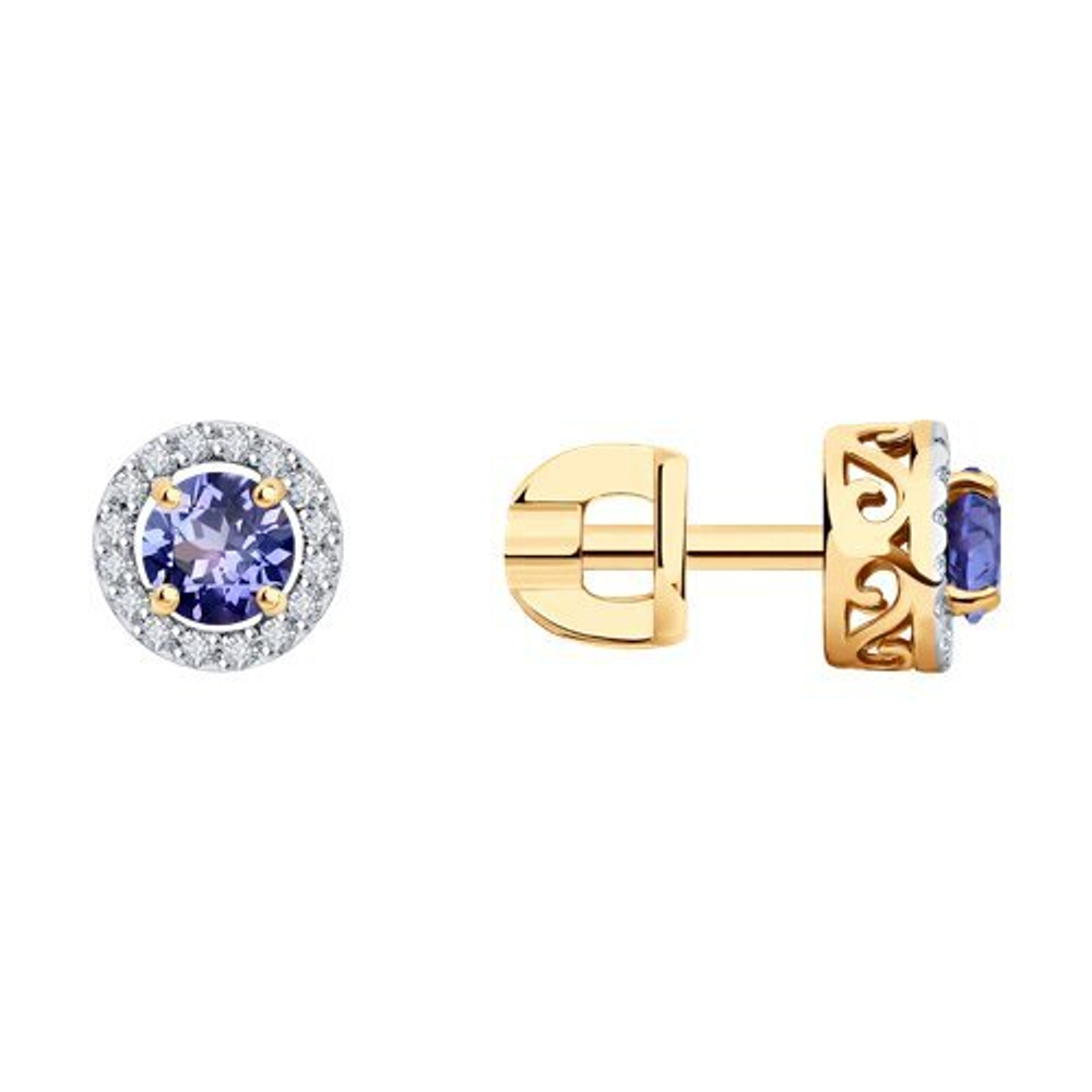 Серьги Au 585 (6024068 №21 302)