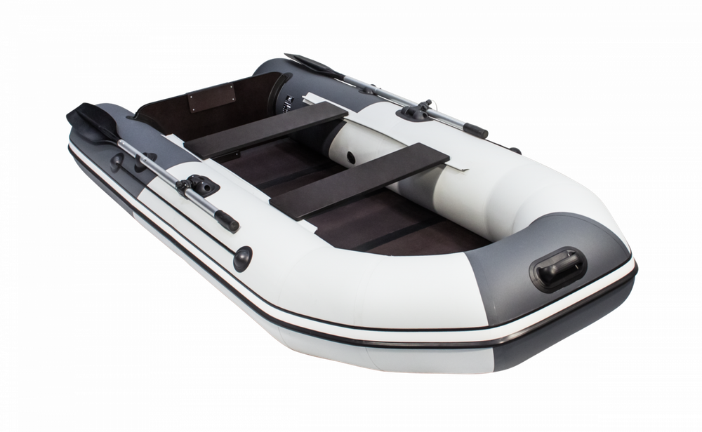 Таймень NX 2850 серый-графит Слань-киль (Лодка ПВХ под мотор)