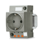 0804050 - EO-CF/PT/LED/DUO/GN - Двойная розетка