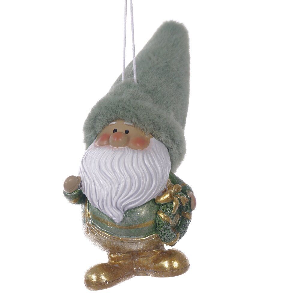 GAEM Фигурка декоративная подвесная "Дед Мороз", L6 W7 H12 см, 2в.