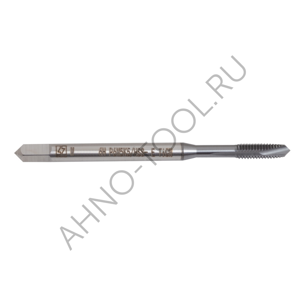 Метчик м/р  М3,0х0,5 Р6М5К5/HSS-E DIN371 TiCN, с прямой канавкой, с подточкой ТОЧИНТЕХ