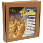 Гирлянда для дома «Ветка» 2,3 м, 144 лампы LED, коричн.провод, пост.свечение, USB, IP-20, Теплый белый