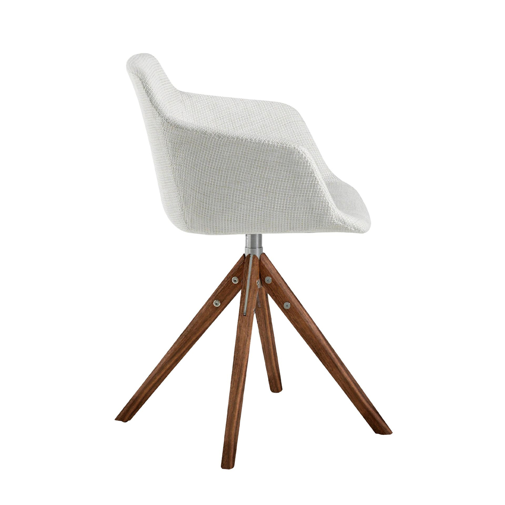 Поворотное офисное кресло DC S084A /4059 орех