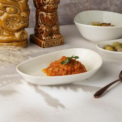 Блюдо овальное 19*13*3,2 см Velho Island Ivory By Bone Innovation [6]