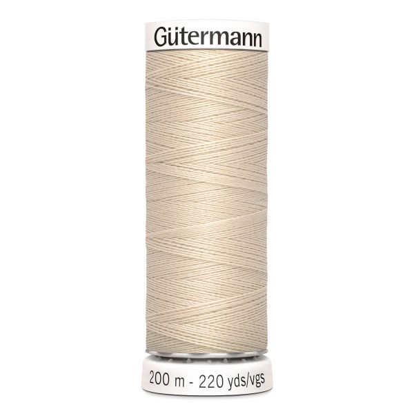 Нитки универсальные Gutermann Sew-all 100 (200 метров), 5 кат. | 169 пломбир
