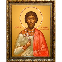 Руфин Кесарийский мученик. Икона на холсте.