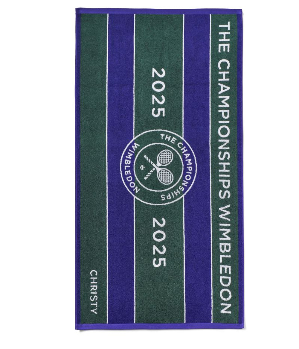 Теннисное полотенце Wimbledon The Championships 2025 - green/purple