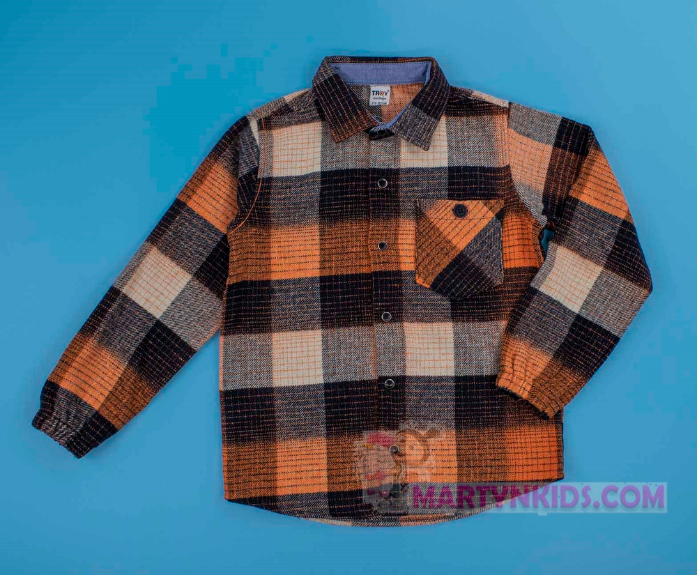 рубашка фланель на кнопках 4922