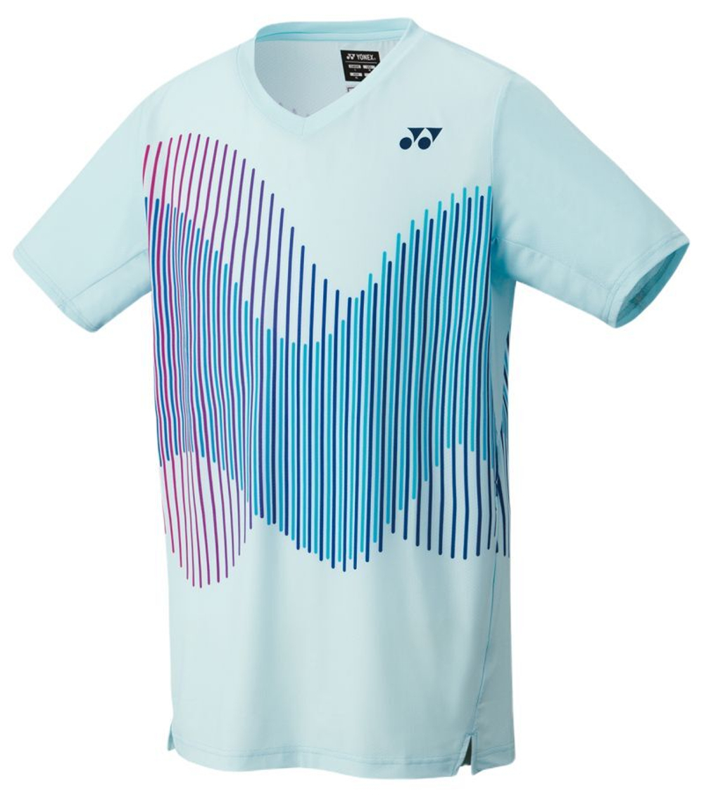 Мужская теннисная футболка Yonex US Crew Neck - небесный