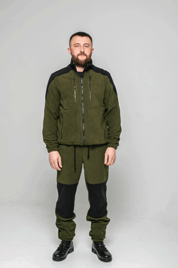 Флисовая кофта мужская комби