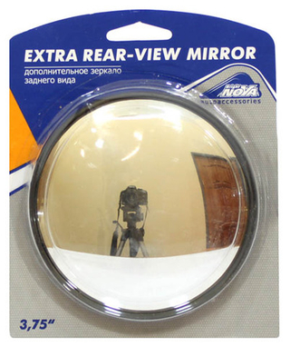 Зеркало мертвая зона круглое 95мм (1шт на блистере) Nova Brigt 01965