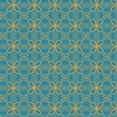 Желтые цветы на голубом