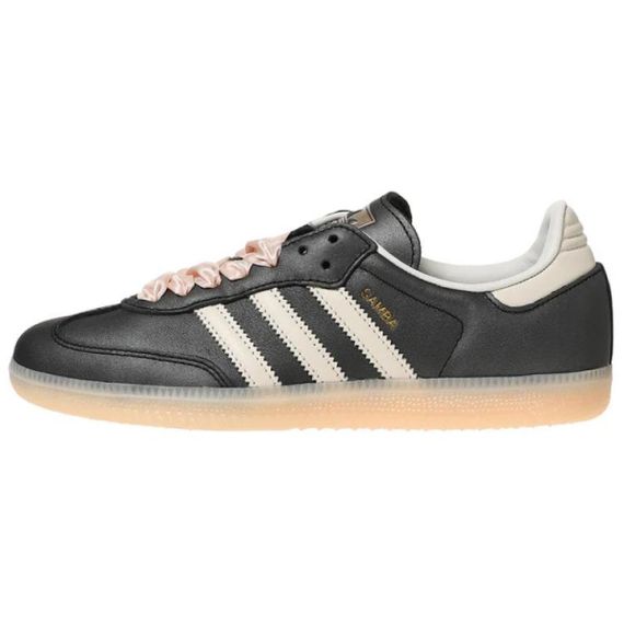 adidas originals SAMBA OG Кроссовки для скейтбординга Низкие Кроссовки Черный/Бежевый/Розовый Женские