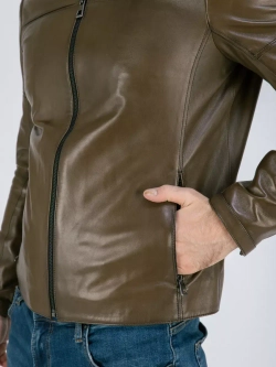 Куртка кожаная демисезонная  Турция