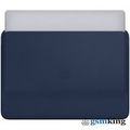 Apple Leather Sleeve for MacBook Pro 16‑inch Midnight Blue (Тёмно-синий)