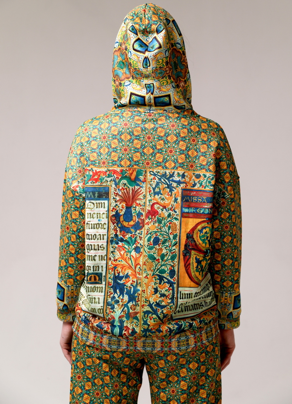 Зип худи «Испанский часослов», по мотивам иллюстраций из Испанского Часослова начала 16 века