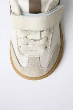 ZARA КРОССОВКИ RETRO BAREFOOT, БЕЛЫЙ