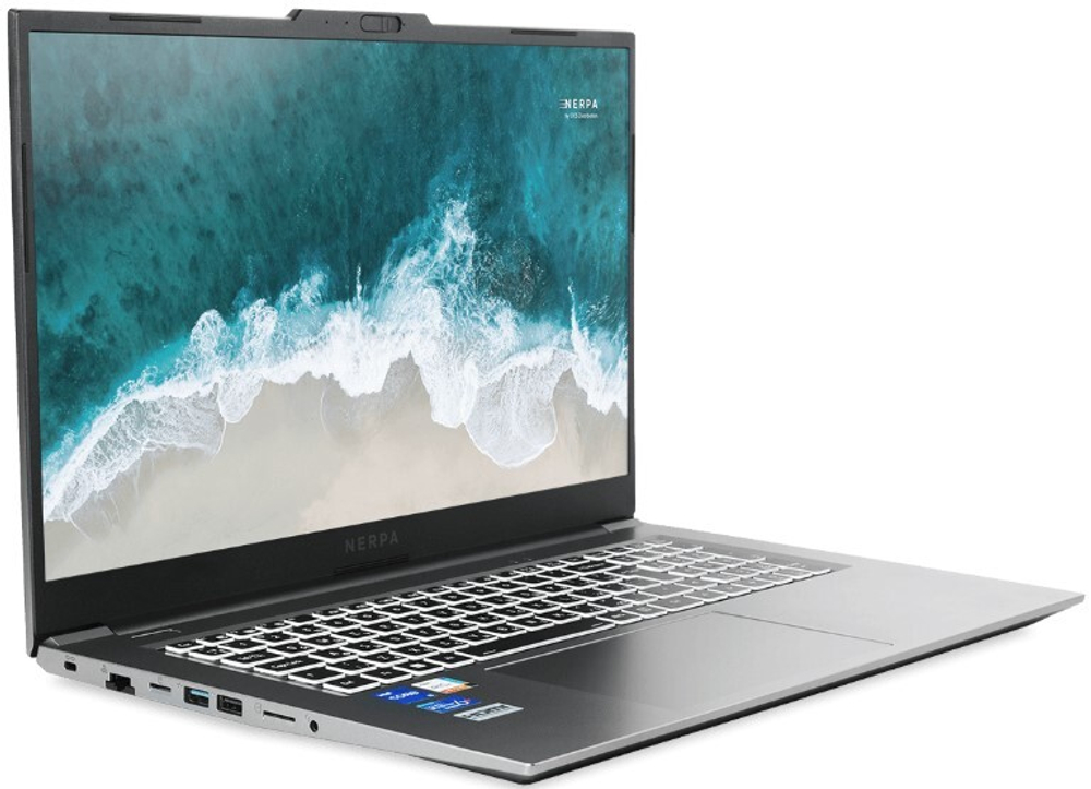 Ноутбук  Nerpa Caspica I552-17 17.3 ", Core i5, 8 Гб RAM, 512 Гб SSD, Iris Xe Graphics, Серый
