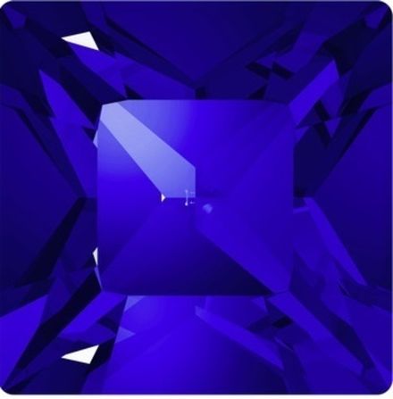 evoli 4428 Square Fancy Stone - Majestic Blue