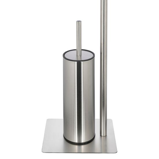 Держатель для туалетной бумаги с ершиком iver, матовый хром