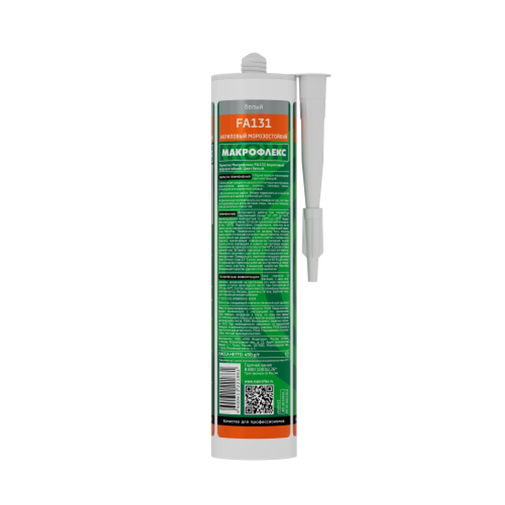 Герметик Макрофлекс 2670694 FA131 акриловый белый морозостойкий 450 гр. | Макрофлекс