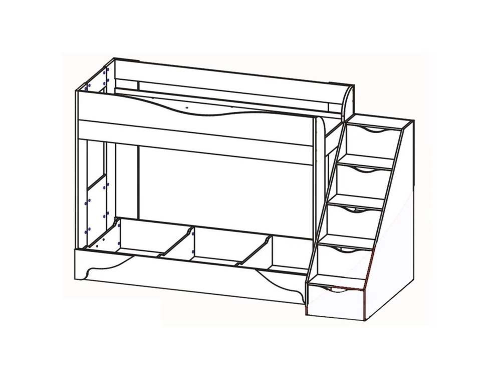 Латте 77-01 кровать-диван Дуб сонома / Аляска / Велюр Зеленый