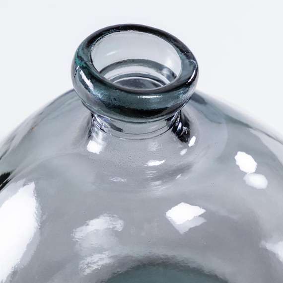 Ваза Brenna 33 см темно-синее стекло