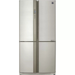 Холодильник Sharp SJ-EX93P-BE 4-х дверный холодильник с инверторным компрессором и уникальной технологией очистки и ионизации воздуха Plasmacluster ION.
