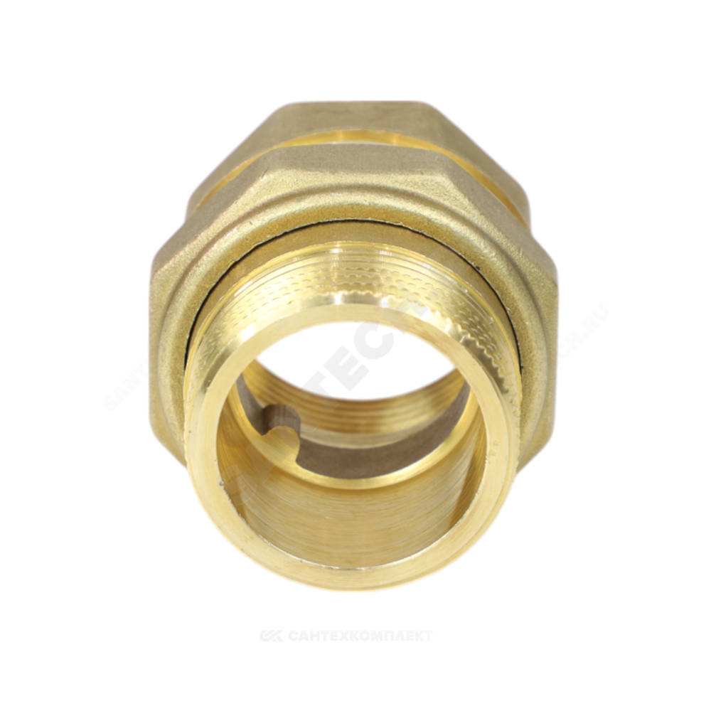 Соединитель латунь американка Ду 20 (3/4") прямой ВР/НР LD LD.65.520.20