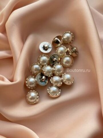 Пуговицы Золото жемчужные 13 мм