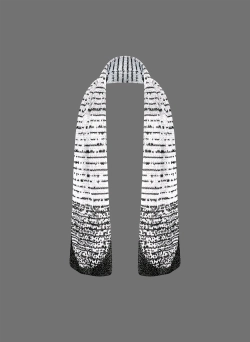 Шарф «Пыльная роза»