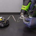 Строительный фен акк. Greenworks G24HG, 24V, 550°С, 200 л/мин,1х4Ач,ЗУ,кор (3400207CUB)