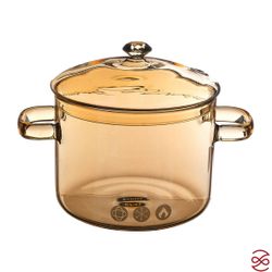 Кастрюля с крышкой Repast Diamond 1350 мл медовая