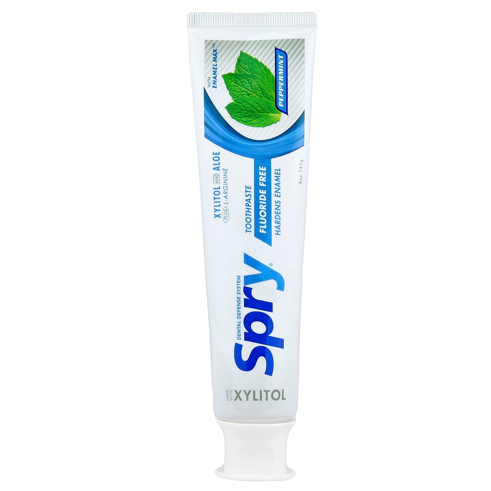 Xlear, Spry, зубная паста без фторидов, перечная мята, 141 г (5 унций)