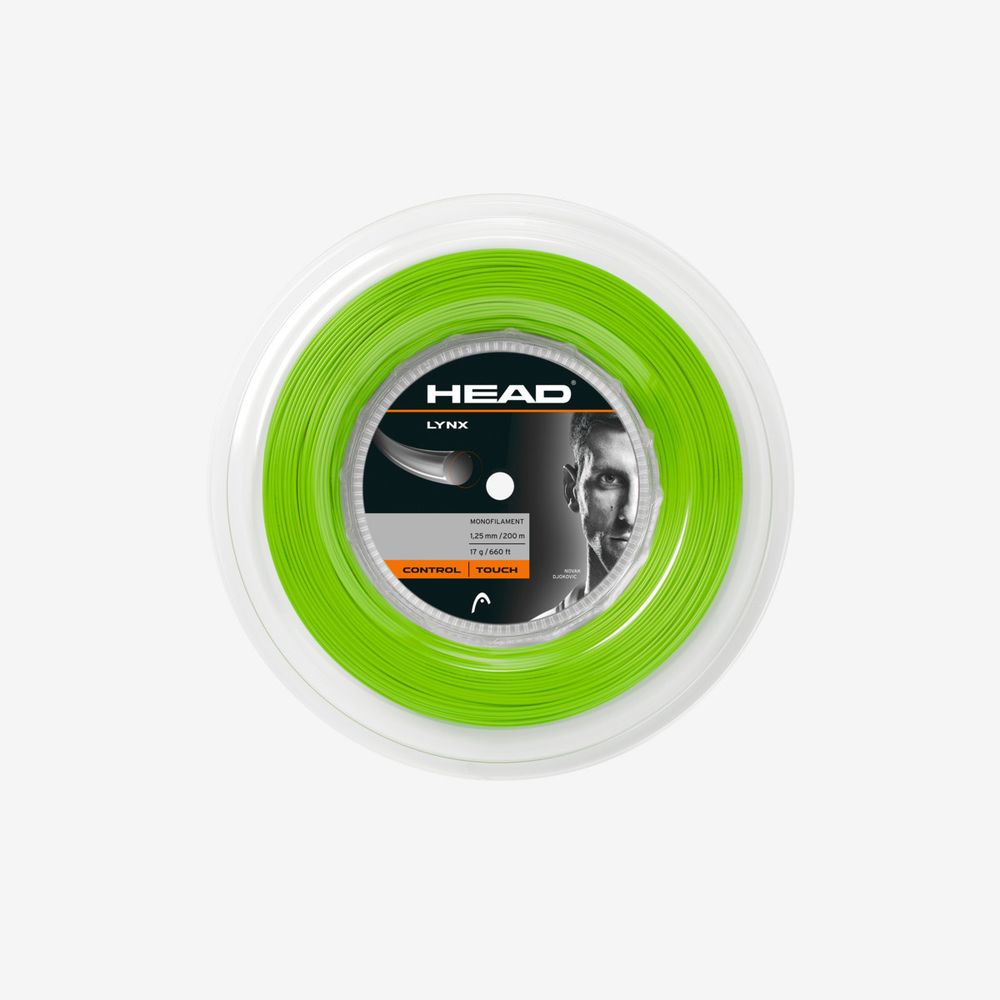 Струны для тенниса HEAD LYNX GREEN Бобины 200 м