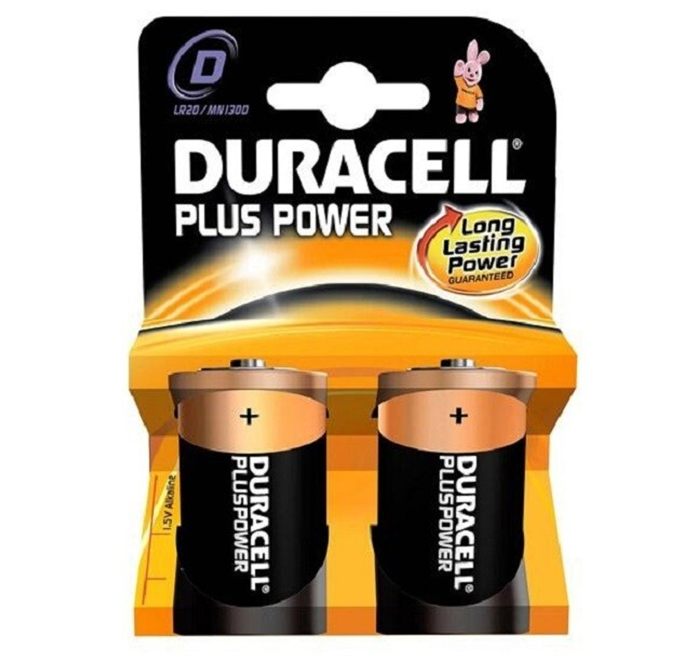 (Duracell) Батарейка Alkaline LR20 - 2 BL