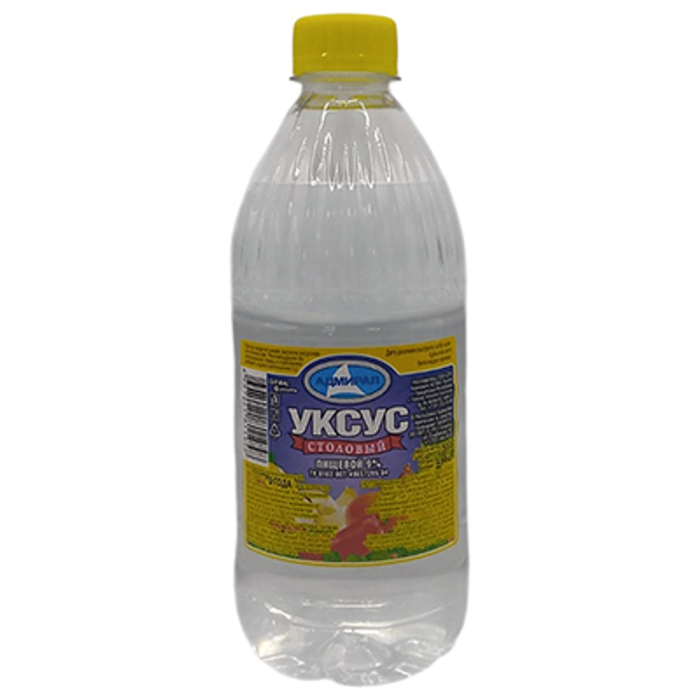 уксус столовый 0,5кг Адмирал ПЭТ (1х12)
