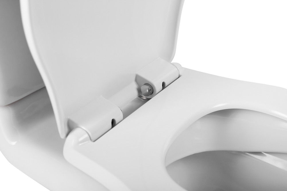 Унитаз компакт безободковый с сиденьем P-trap BelBagno BOHEME BB115CPR + BB115T