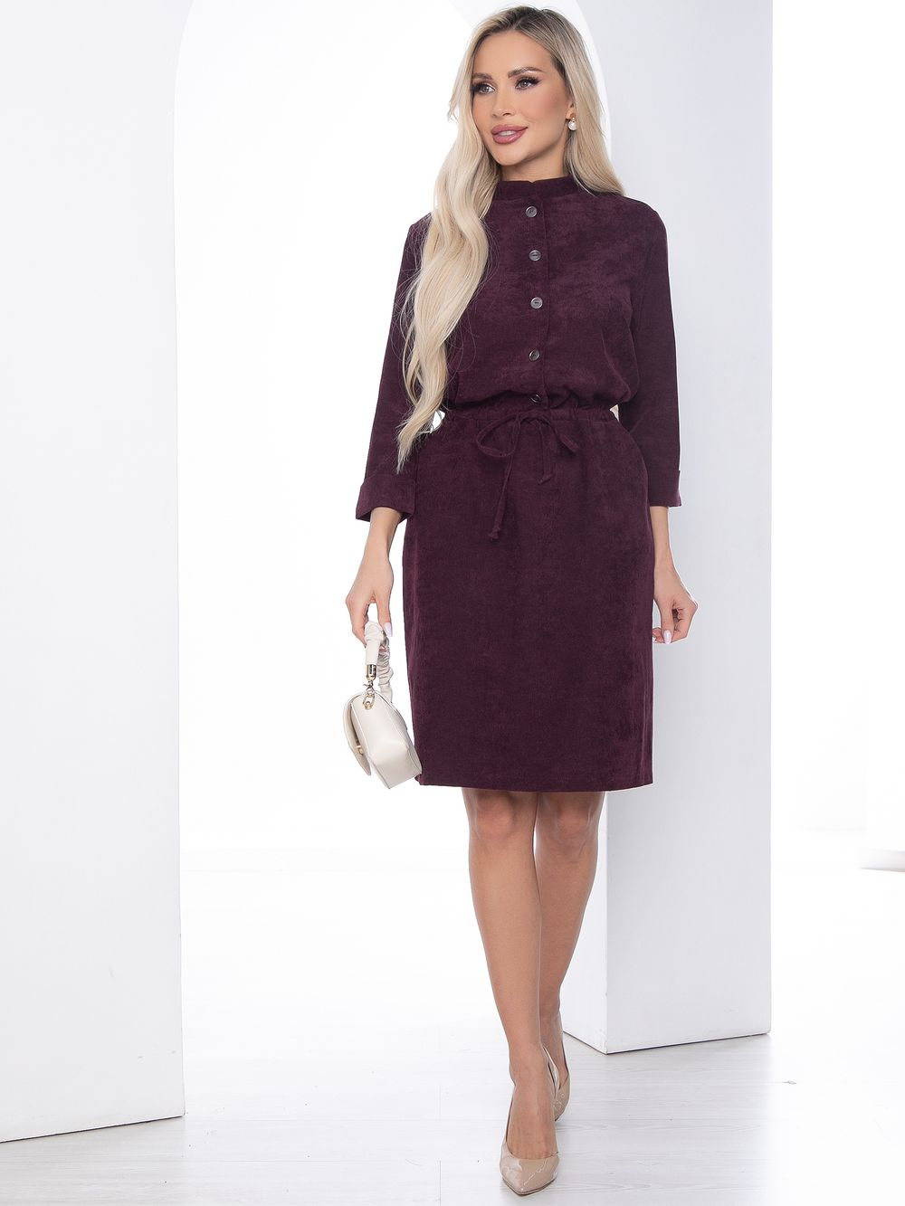 Платье Сафари (бордо) П0783 LT Collection (Акция)