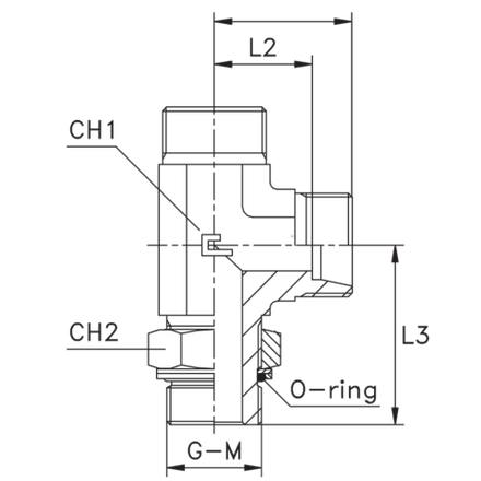 Штуцер FRLG DS16 M22x1.5 (корпус) CAST