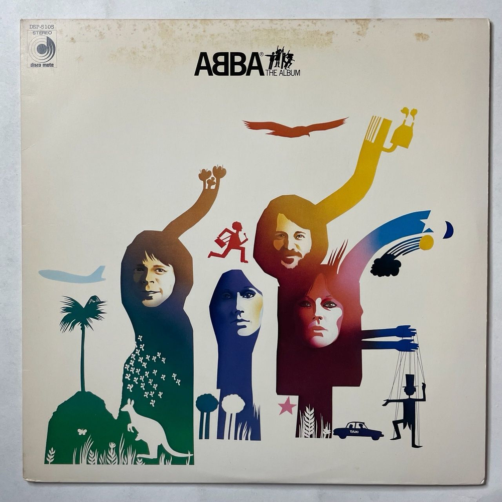 Винтажная виниловая пластинка LP ABBA Абба The Album Альбом (Japan 1978) (No Obi) Take A Chance On Me
