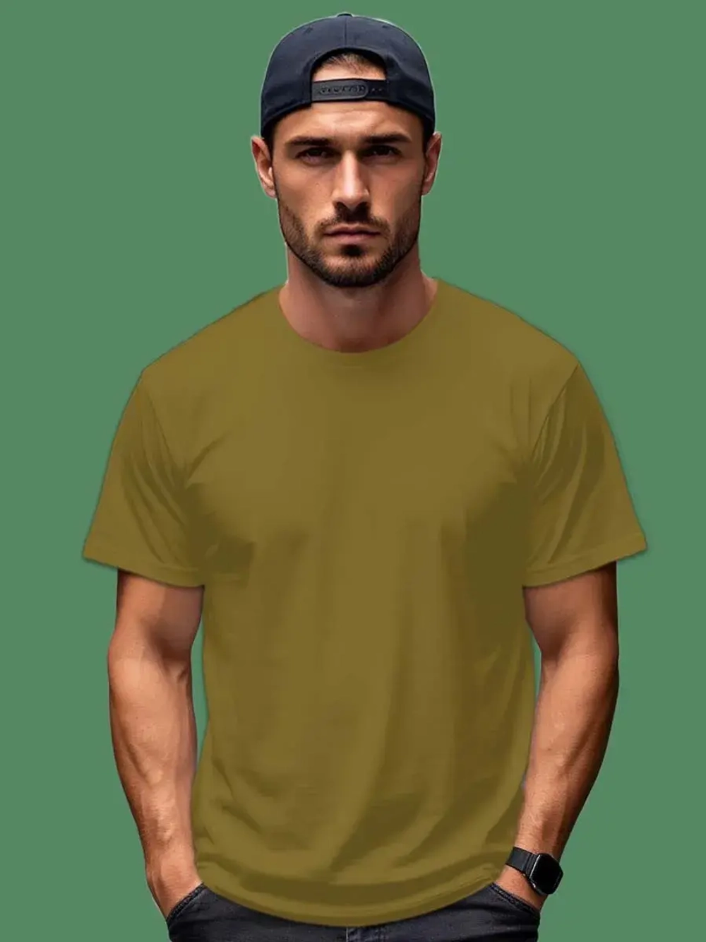 Футболка Взрослая.Премиум однотонная.Набор 2 шт