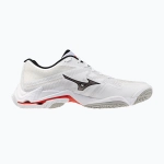 Кроссовки волейбольные Mizuno Wave Lightning Elite white/black/fiery red