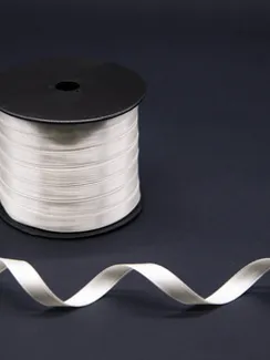 Лента атласная, 10 мм, айвори 004