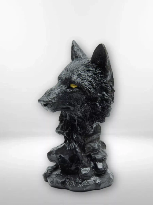 Коллекционная алтарная фигурка статуэтка Тотем Волка оберег для дома