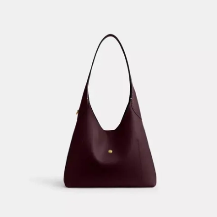 COACH СУМКА ЧЕРЕЗ ПЛЕЧО BROOKLYN 28, БОРДОВЫЙ