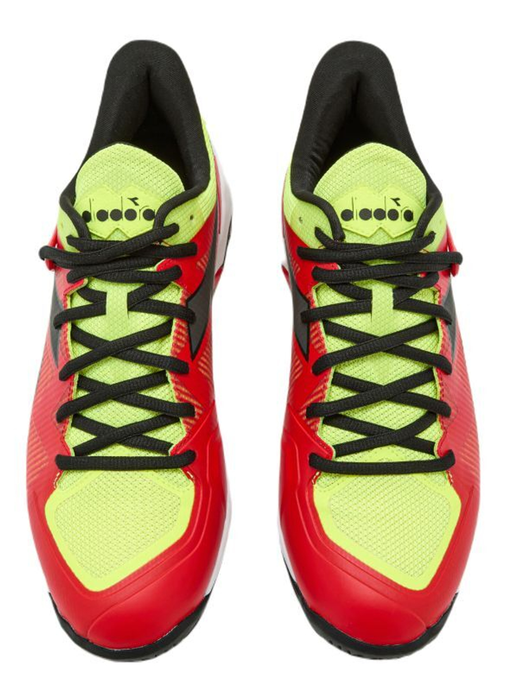 Теннисные кроссовки Diadora B.Icon 2 AG - yellow fluo dd/black/fiery red